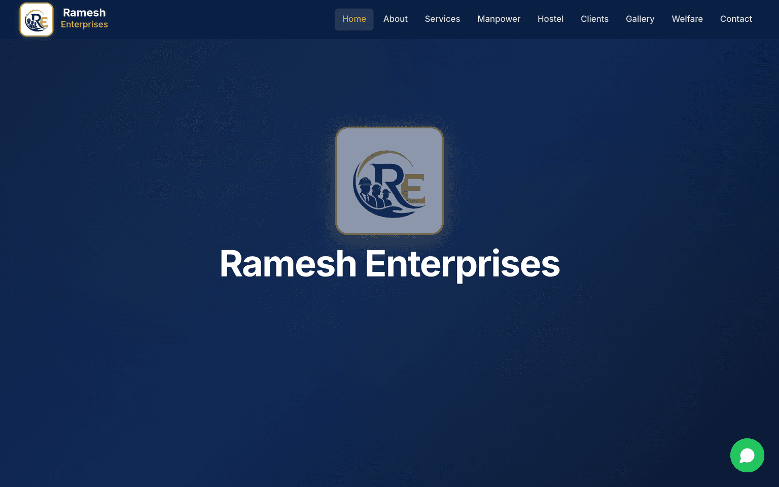 Ramesh Enterprises website screenshot